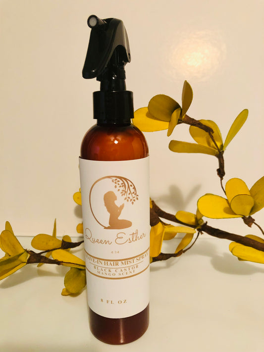 Black Castor Oil Leave-In Hair Mist (Mango Scent)